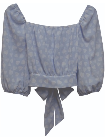 Blusa Feminina Juvenil Manga 3/4