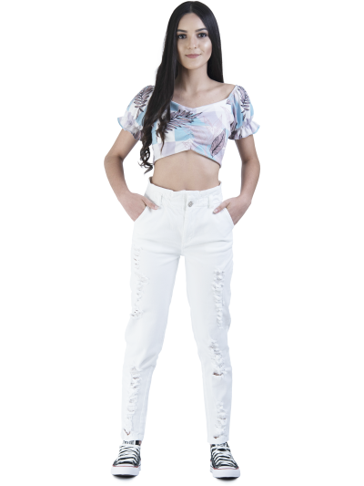 Blusa Cropped Feminina Juvenil